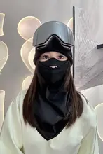 男女兼用 フリース製 スノーフェイスマスク【冬用・防寒・風防止・耳保護】