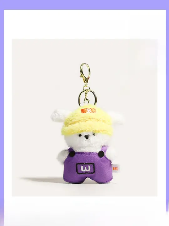 可愛いコーラ犬のバックパック用マスコット【毛糸製・キーホルダー・誕生日プレゼントに最適】