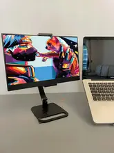 ポータブル15インチディスプレイスタンド【VESA対応・回転昇降式・縦型サブスクリーン】