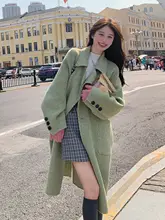 デザイン性の高いダッフルコート【ウール混・厚手・女性用・冬用】（セットアップ対応）