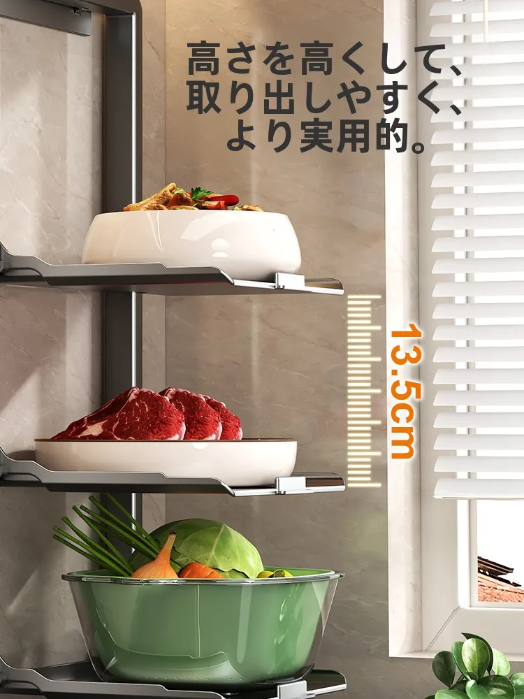 折りたたみ式多層調理収納ラック：キャンプキッチン用品の収納効率を実証する