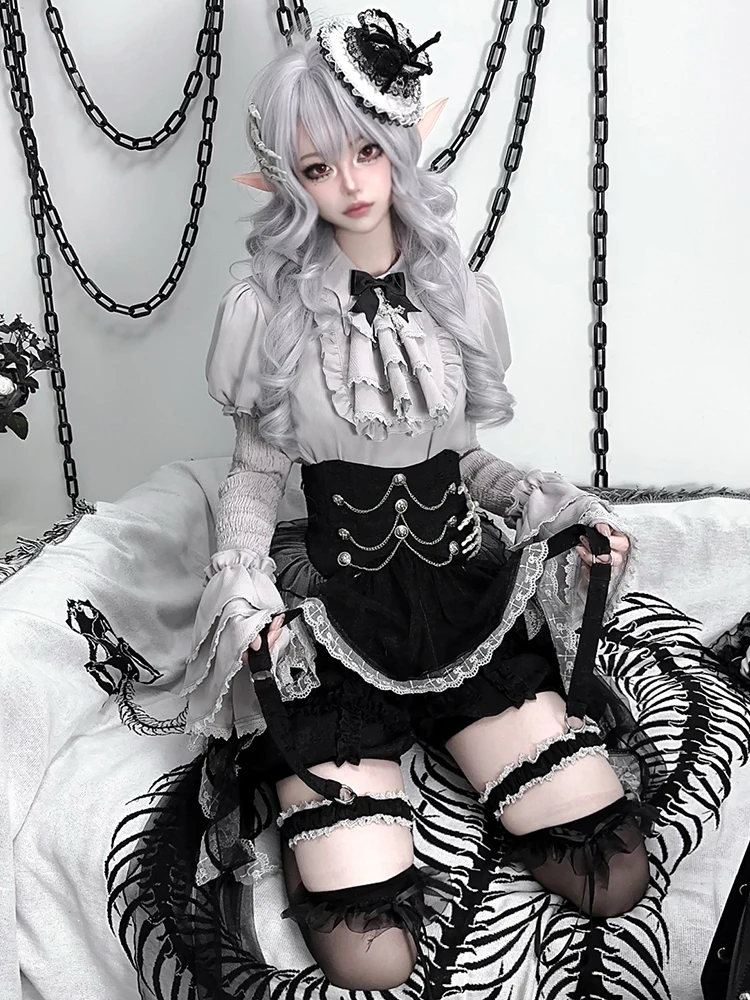 オリジナルロリータハロウィンコスチューム女性：手作りとお買い求めの違いを実証