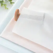 日本製薄手通気性コットン無地竹節織り布地【手作りDIY用】