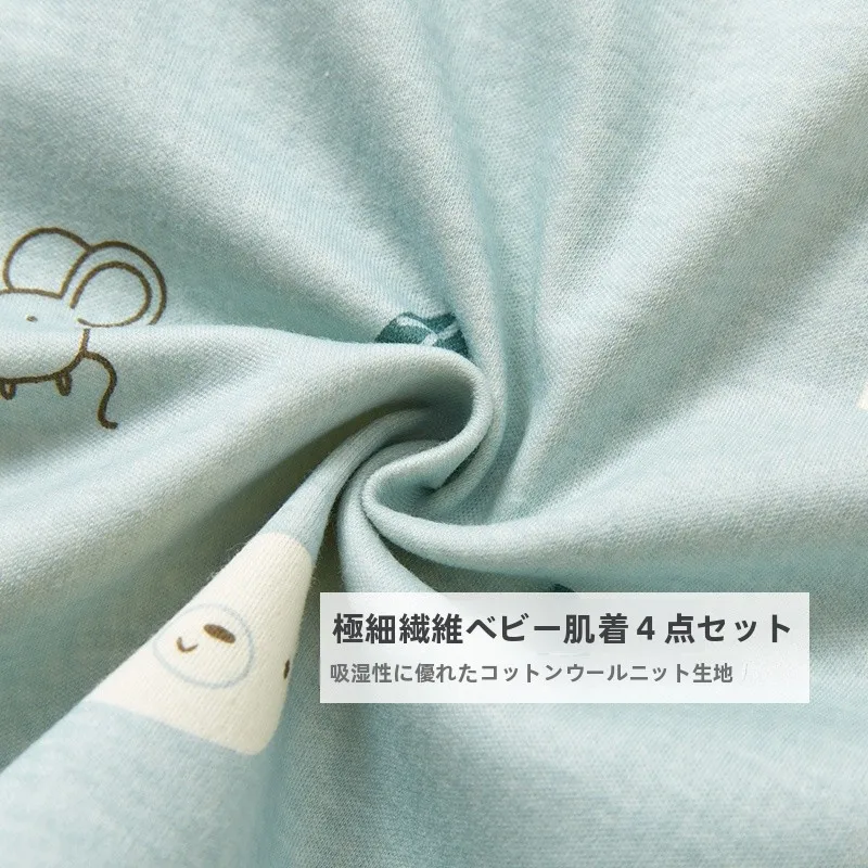 新生児用春秋用コットンインナー：3ヶ月児の服選びに最適な長袖ボディスーツとは