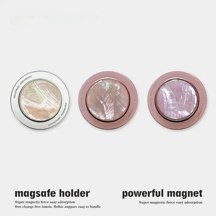 Magsafe 磁気吸着スワールシェルスマートフォンスタンド【iPhone16/15・Huawei対応・3色展開】