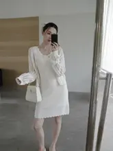 極上の柔らかさの和紙ニット開衫【フレンチスタイル・レース仕立て・カーディガン】（セットアップ対応）