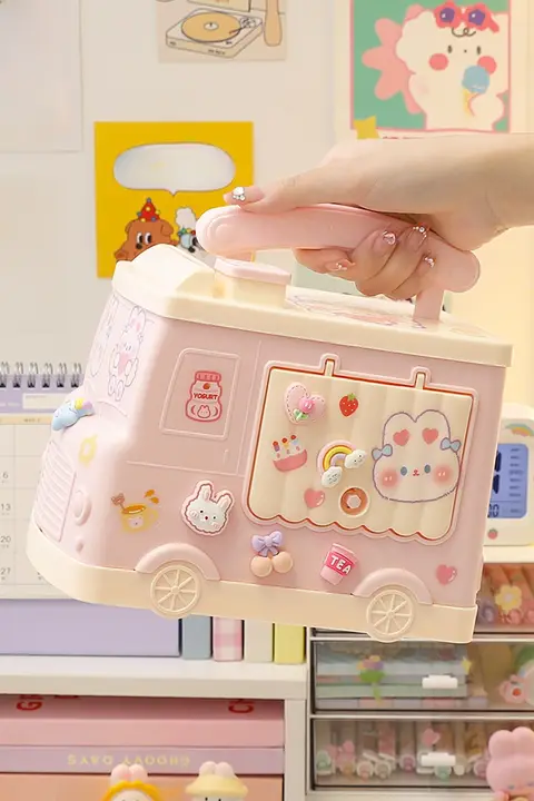 開けられない貯金箱【子供向け・ギフト・男女兼用】