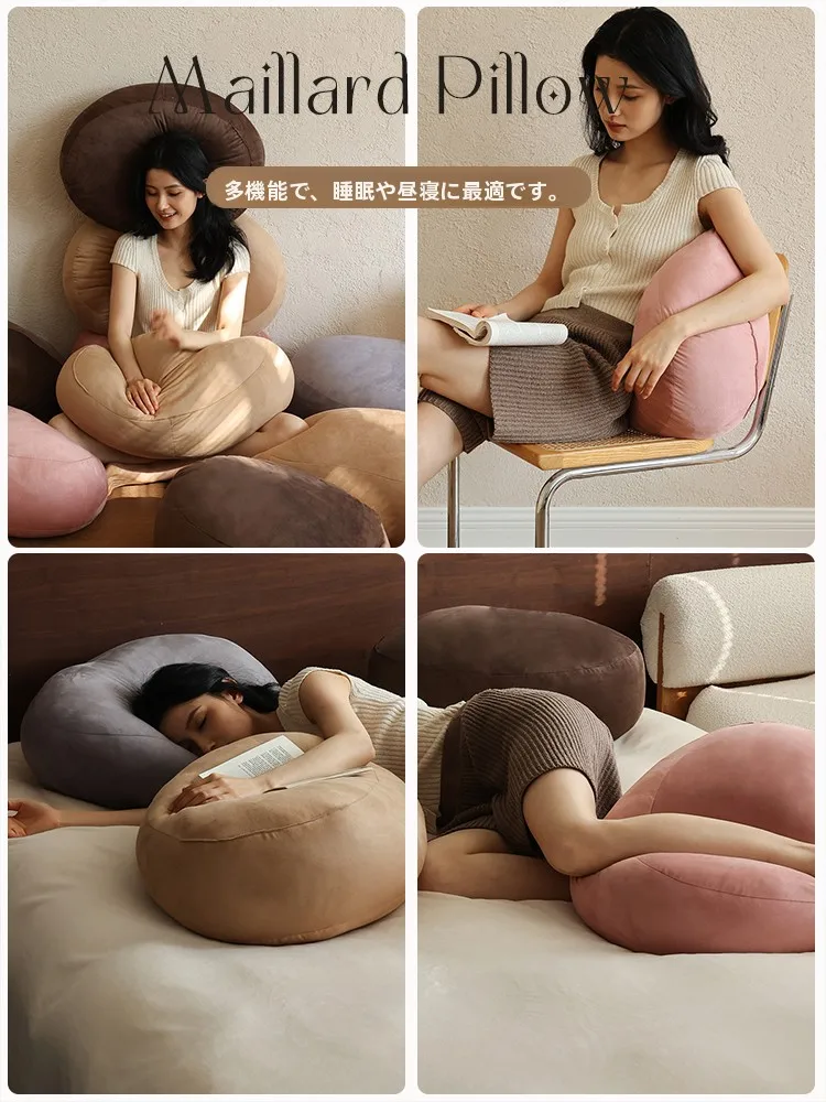 リビング用高級ソファクッション：55cm×40cmの多機能ピロータイプが実際の使い方を解決