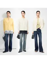 極上の柔らかさ！マヘア毛ニットカーディガン【アンチピリング・ツイストデザイン】
