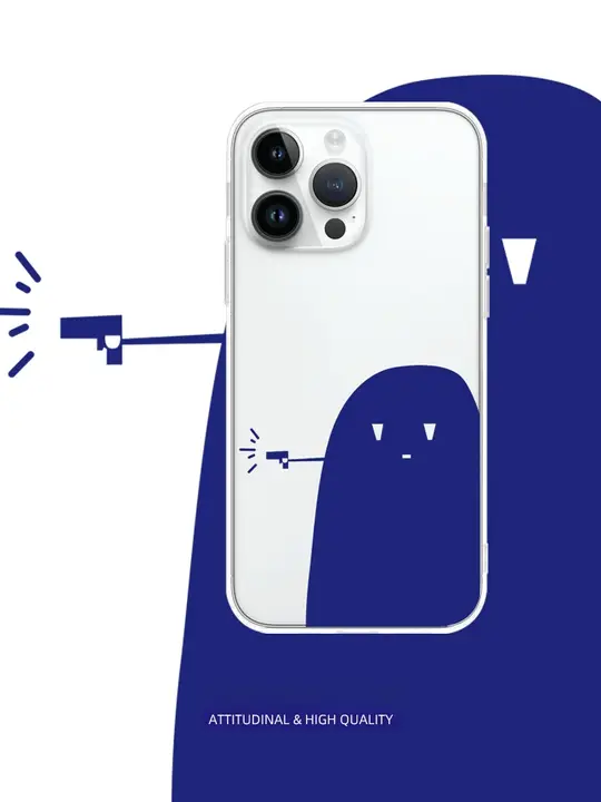 可愛いキャラクターのiPhone用透明シリコンケース【防摔・適応モデル多数】