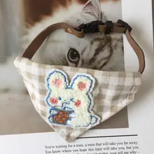 犬猫兼用 カートゥーンデザイン三角巾【お洒落な犬用アクセサリー・小中大型犬対応】