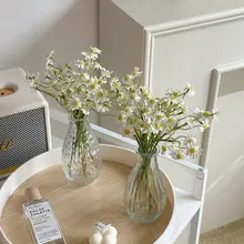 洋甘菊と小雛菊の造花【インテリア用・リビングスタイル・花束・撮影小道具】