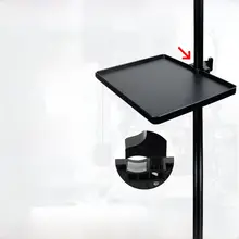 スマートフォンスタンド用アクセサリートレイ【マイクスタンド・スマホクリップ対応】