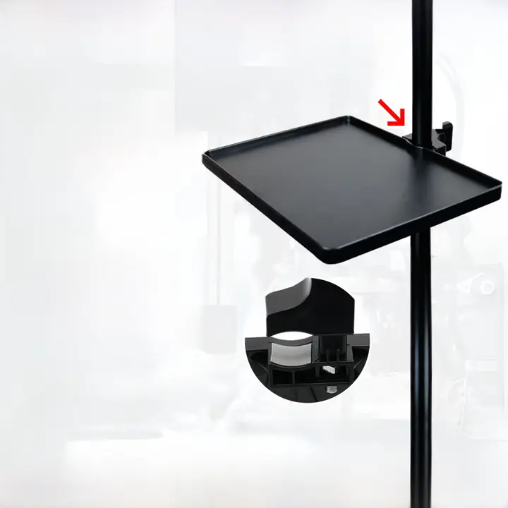 スマートフォンスタンド用アクセサリートレイ【マイクスタンド・スマホクリップ対応】