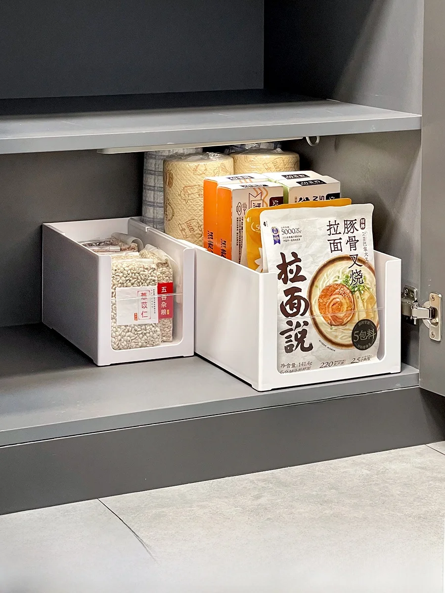 キッチン収納に最適！伸縮可能な直角収納ボックスの使い方と効率的な整理法