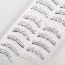 短めの自然なつけまつげ【手作り・コットン線使用・ナチュラルメイク向け】（セットアップ対応）