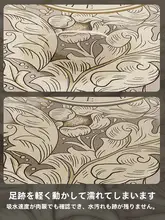 吸水性に優れたシリカゲルバスルームマット【防滑・トイレ用・新中式デザイン】