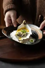 和風レトロサラダプレート【大サイズ・家庭用・高級感】