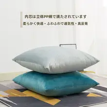 80x80cm 大型ソファクッション【カバーのみ・特大クッション・ベッド用】