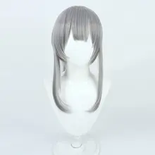 コスプレ用グレーのウィッグ【リアルスカル・キャラクター風】