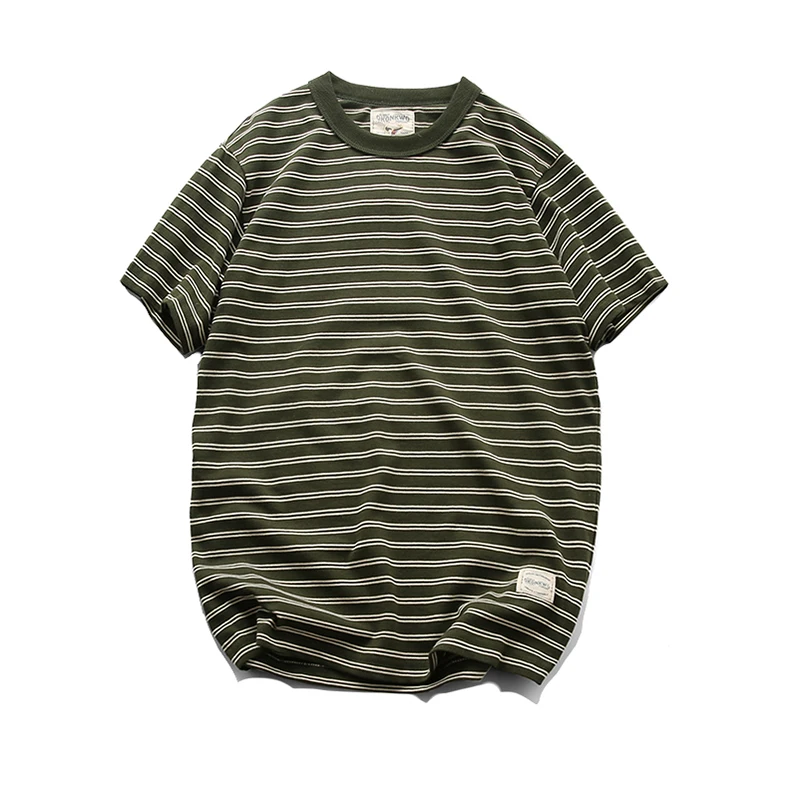 ストライプ柄 メンズTシャツはどう選ぶ  ？アメカジ風の青白ストライプが通勤からレジャーまで活躍する理由