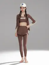 長袖水母デザインの女性用ラッシュガード【紫外線対策・スリム効果・温泉用】（セットアップ対応）