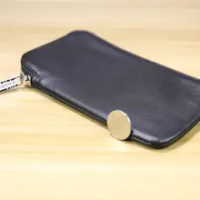 メンズ長財布 本革製 牛革使用 シンプルデザイン パスポート収納可