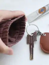 敦煌手工刺繍のDIY材料キット 小銭入れ兼キーケース【布製・収納袋】