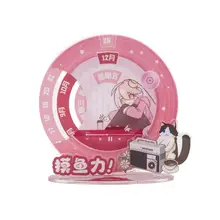 アクリル回転カレンダー【元気なテーマ・滋味溢れるデザイン】