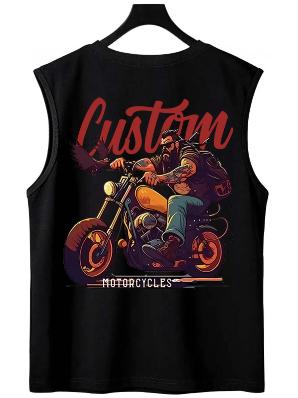 アメリカンビンテージ風 バイクベスト メンズ：ストリートスタイルで夏を楽しむカジュアルファッション