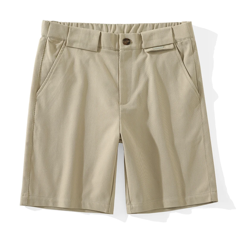 メンズショートカラー JIEYI 2026夏用ショートパンツ：立体裁断と聚酯纤维の実用性解析