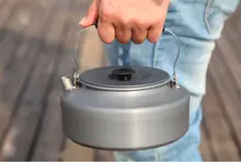 アウトドア用 0.8L/2L コーヒーポット【野外・携帯用・アルミ製】