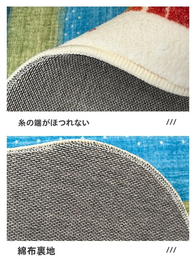 子供部屋用ラグ ラグの選定ガイド：BULULOMの洗える萌系カーペットが解決する安全・快適性