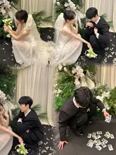 したスタイルの男性用スーツ【丸首・おしゃれ・カジュアル】（セットアップ対応）