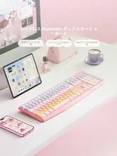 B．O．W ワイヤレス キーボード マウスセット Bluetooth デュアルモード ノートPC タブレット iPad対応 おしゃれ レディース オフィス 「BOW」