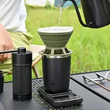 フィルター カップ 折りたたみ式 アウトドア 携帯 シリコン V60 ハンドドリップコーヒーポット フィルター キャンプ