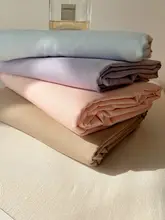 シンプルデザインの全棉ベッドシーツ【学生用・枕カバー付き・四季対応】（セットアップ対応）