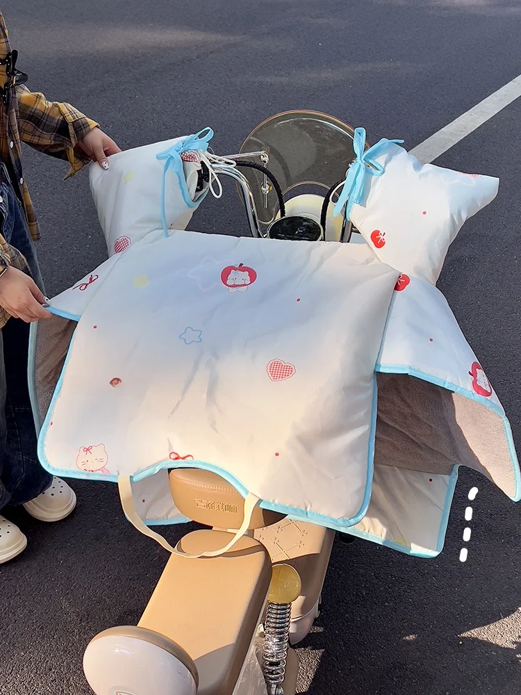 電動バイク用防風カバー：冬用防水フリースライニングで子供対応の実用性を検証