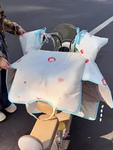 電動バイク用 防風カバー【冬用・防水・フリースライニング・子供対応】