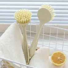 キッチン用長柄ブラシ【多機能・お皿洗い・掛けられるデザイン】