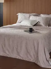 高級感ある天絲コットンのエレガントな夏用布団【夏季用・涼感・洗濯機洗い対応】（セットアップ対応）