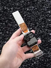 Apple Watch用 バンド 編み込み マジックテープ 通気性 スポーツ アウトドア メンズ リストバンド
