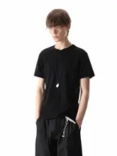 Vネック極簡ストリートスタイル短袖Tシャツ【美しいフィット感・カジュアルデザイン】