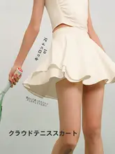 yottoy 夏用薄手速乾タイプの女性用テニススカート【防透け・スポーツ・フィットネス向け】