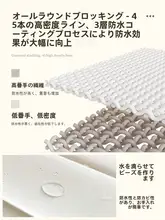 折りたたみバスカーテンセット【穴あけ不要・防水・厚手・プライバシー保護用】