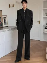 男のカジュアルスーツ【春秋用・高級感・ジャケット】（セットアップ対応）