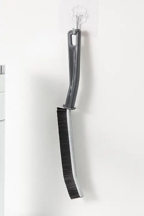 隙間掃除用ブラシ【長柄・硬毛・浴室・キッチン対応】