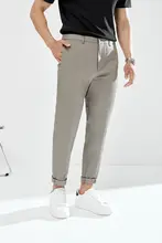 JSSD HOMME 軽量ゴムウエスト ウォッシャブルフリースストレートパンツ【秋冬用・メンズ・カジュアル】