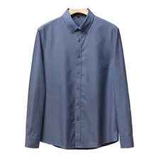 春夏用 メンズ長袖シャツ【天絲とコットン混合・肌触りの良い・通気性・カジュアルデザイン】