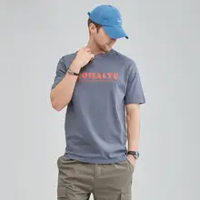 夏用無地半袖Tシャツ【アメリカンスタイル・ラウンドネック・極上の柔らかさ・泡状プリント・ゆったりフィット】